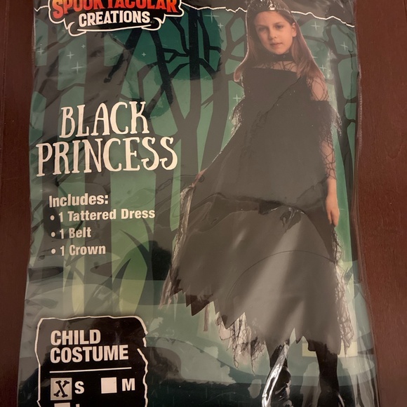 Spooktacular Creations Black Princess Kids Costume Sz Small - Picture 2 of 2